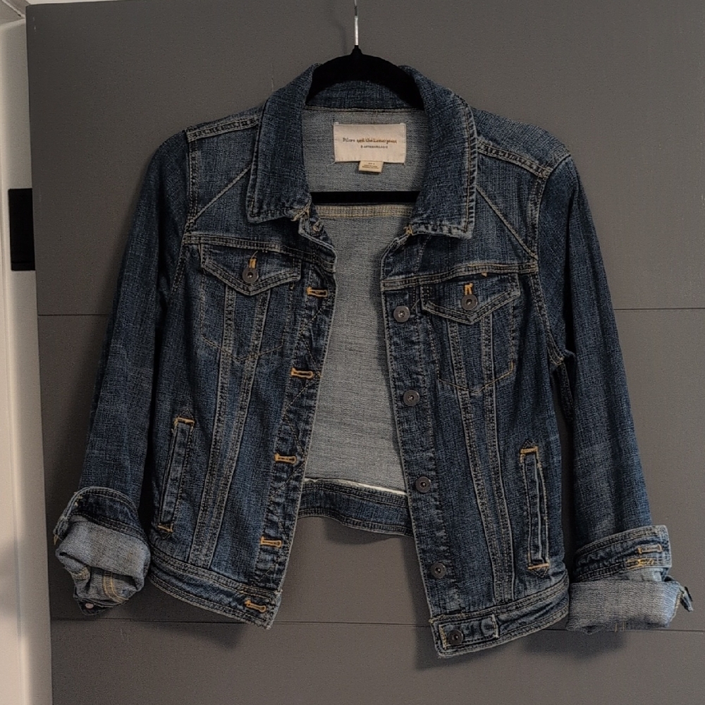 Pilcro and the Letterpress Blue Jean Jacket